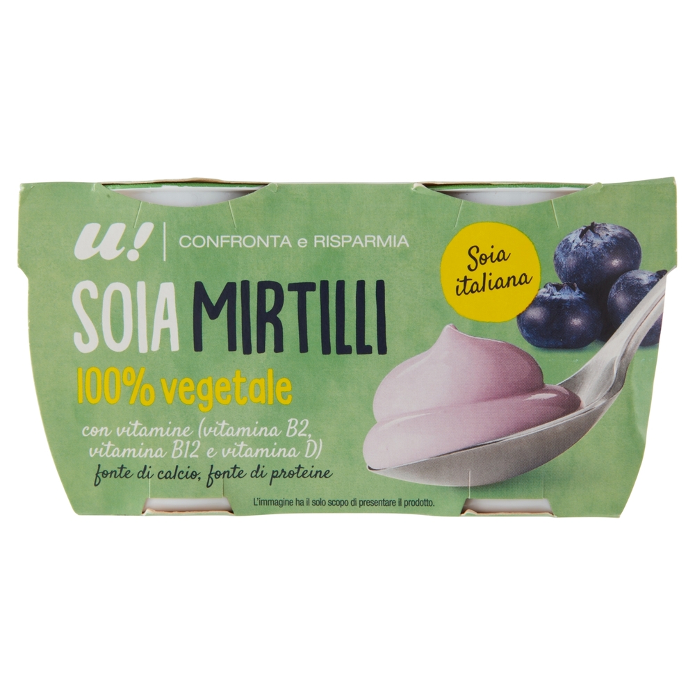Yogurt di Soia con Mirtilli, 250 g